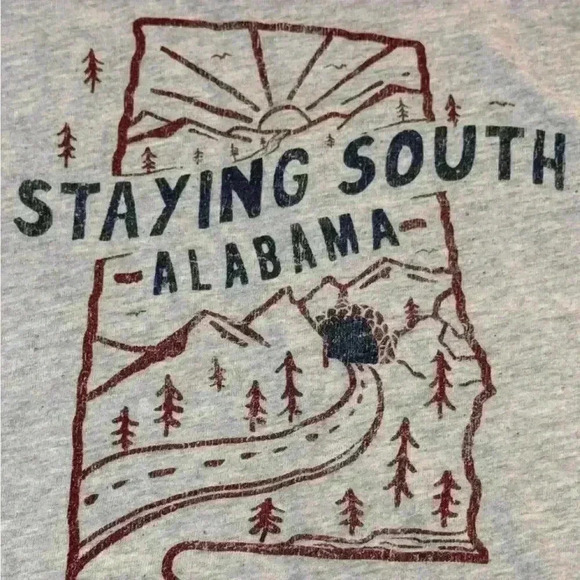 True Craft - Gray Alabama ling sleeve- Boys size 5 - Picture 2 of 4